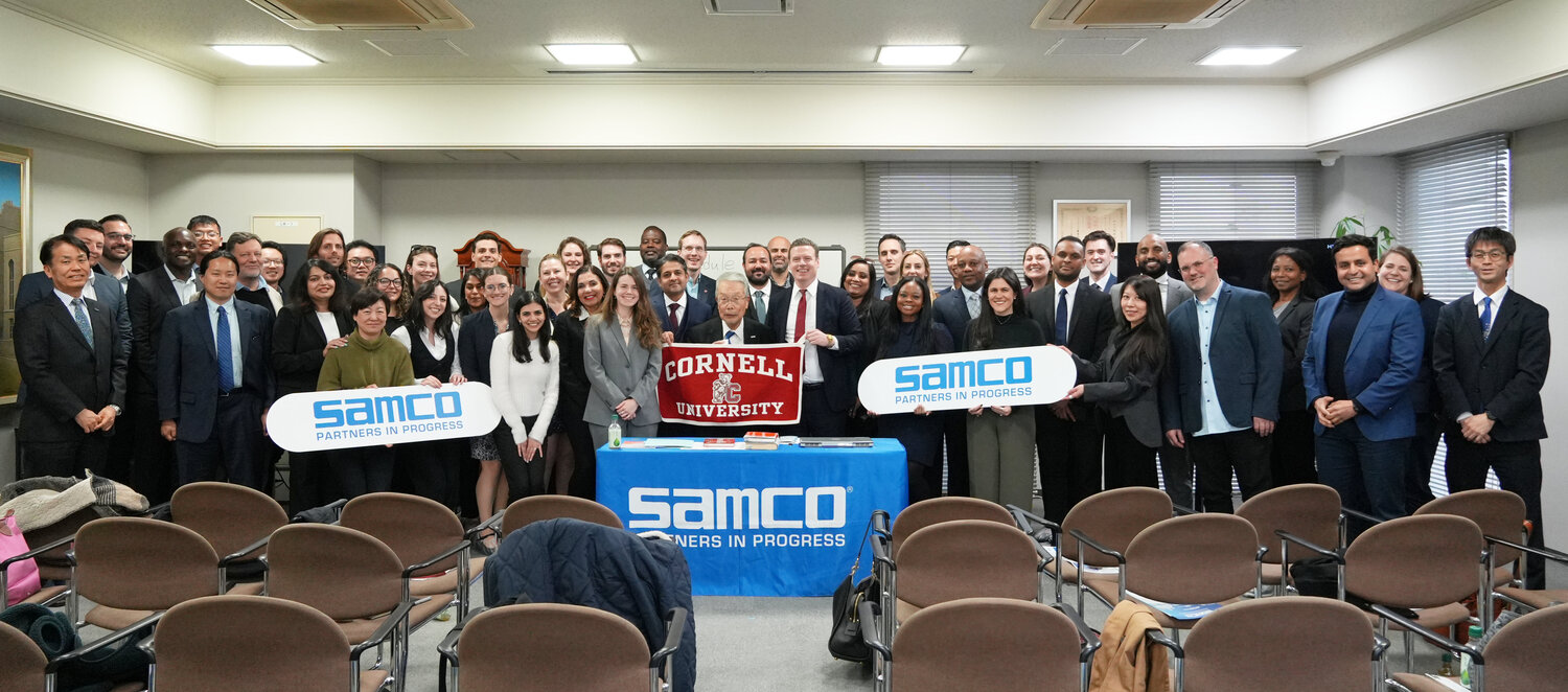 Cornell EMBA visit to Samco