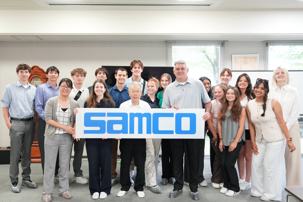 Samco Inc Team photo with Ohio State University Student Visit